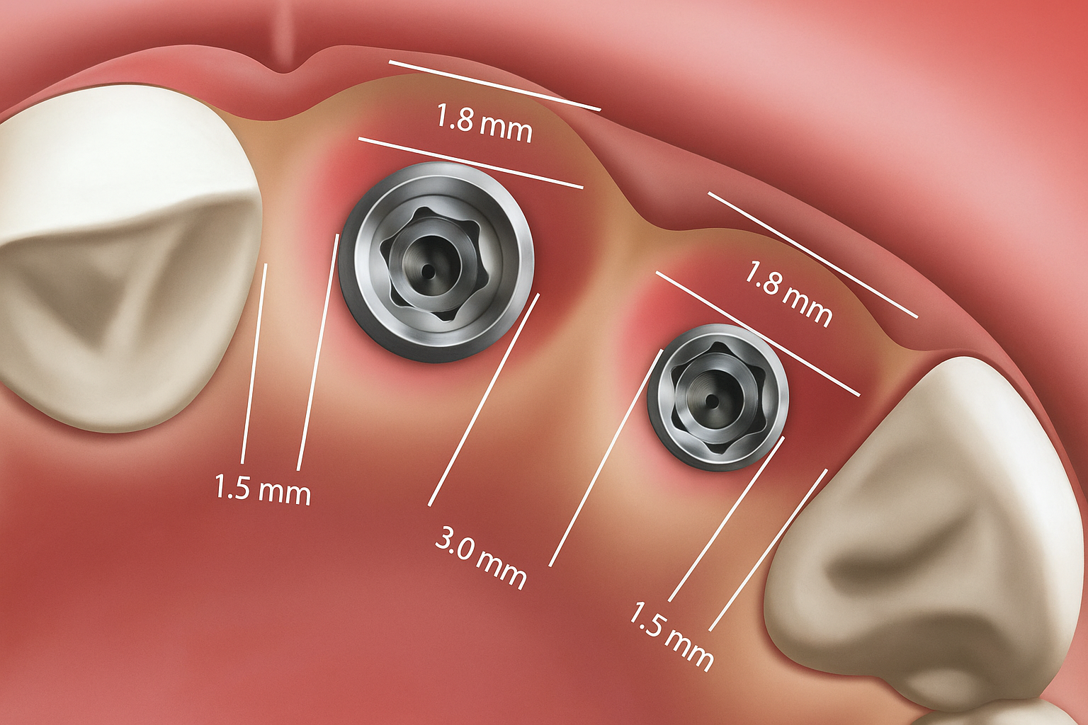 Dental implant illustration